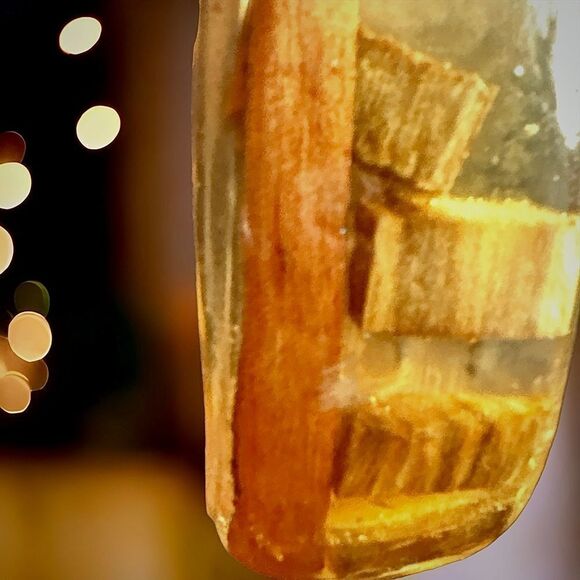 Vintage scalloped wood Dmd resin unique bangle bracelet 3” diameter - Picture 8 of 13